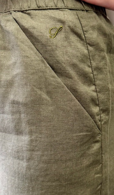 Jessie linnebyxor, skogsgrön