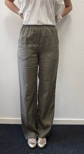 Jessie linnebyxor, skogsgrön