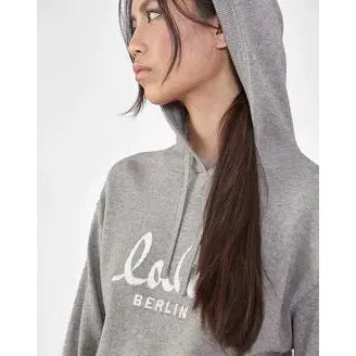 Kaiko Knit Hoodie, Grey / White Logo