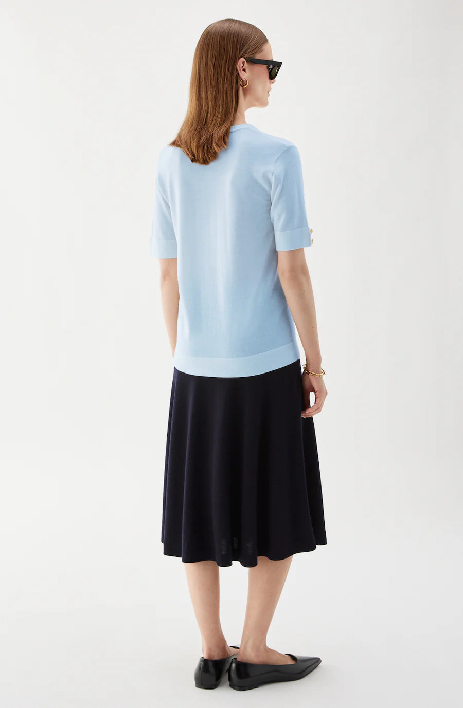Lucca Top, Ice Blue