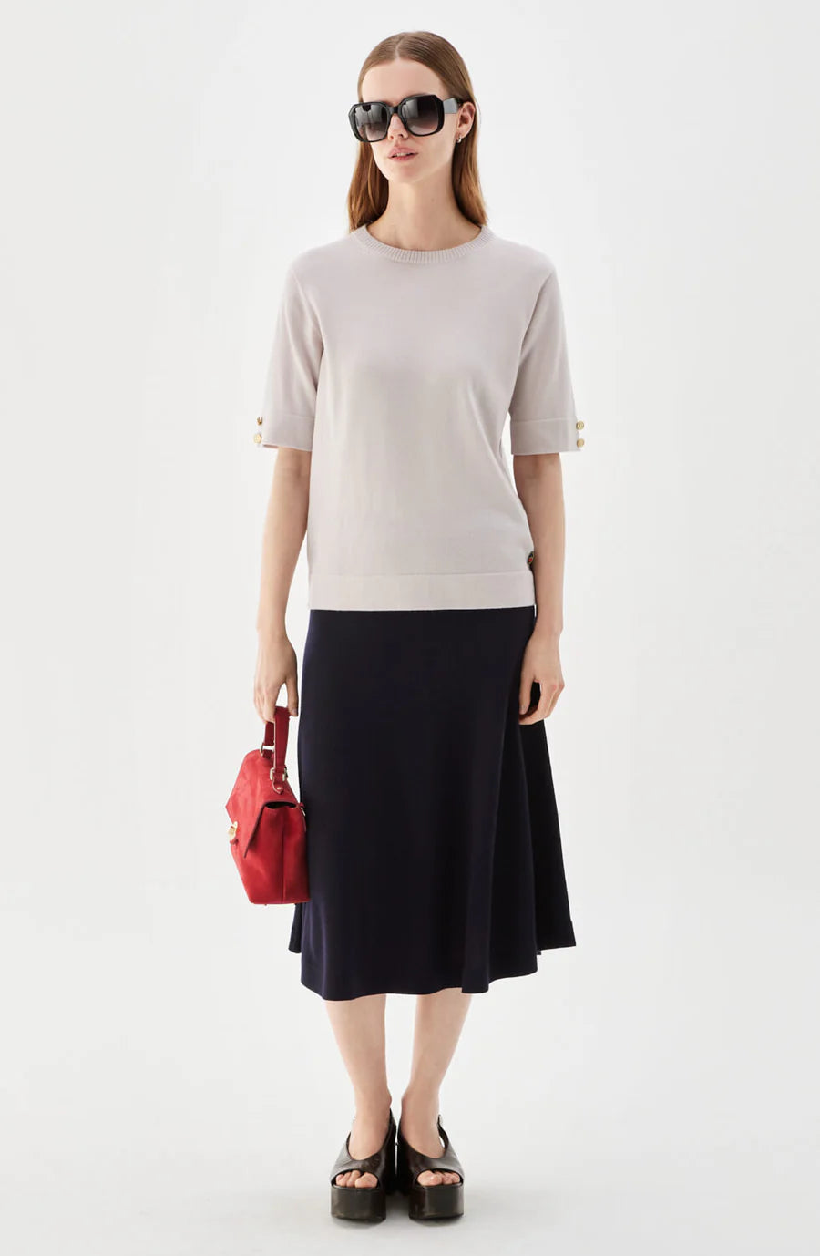 Lucca Top, Light Rose