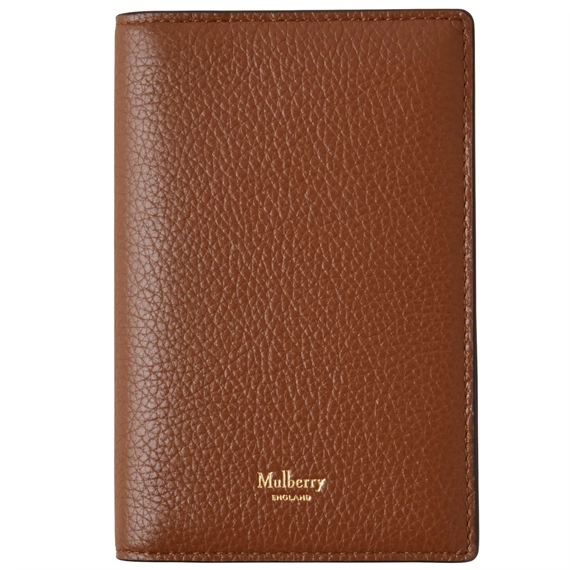 Passport Cover, Oak Two Tone