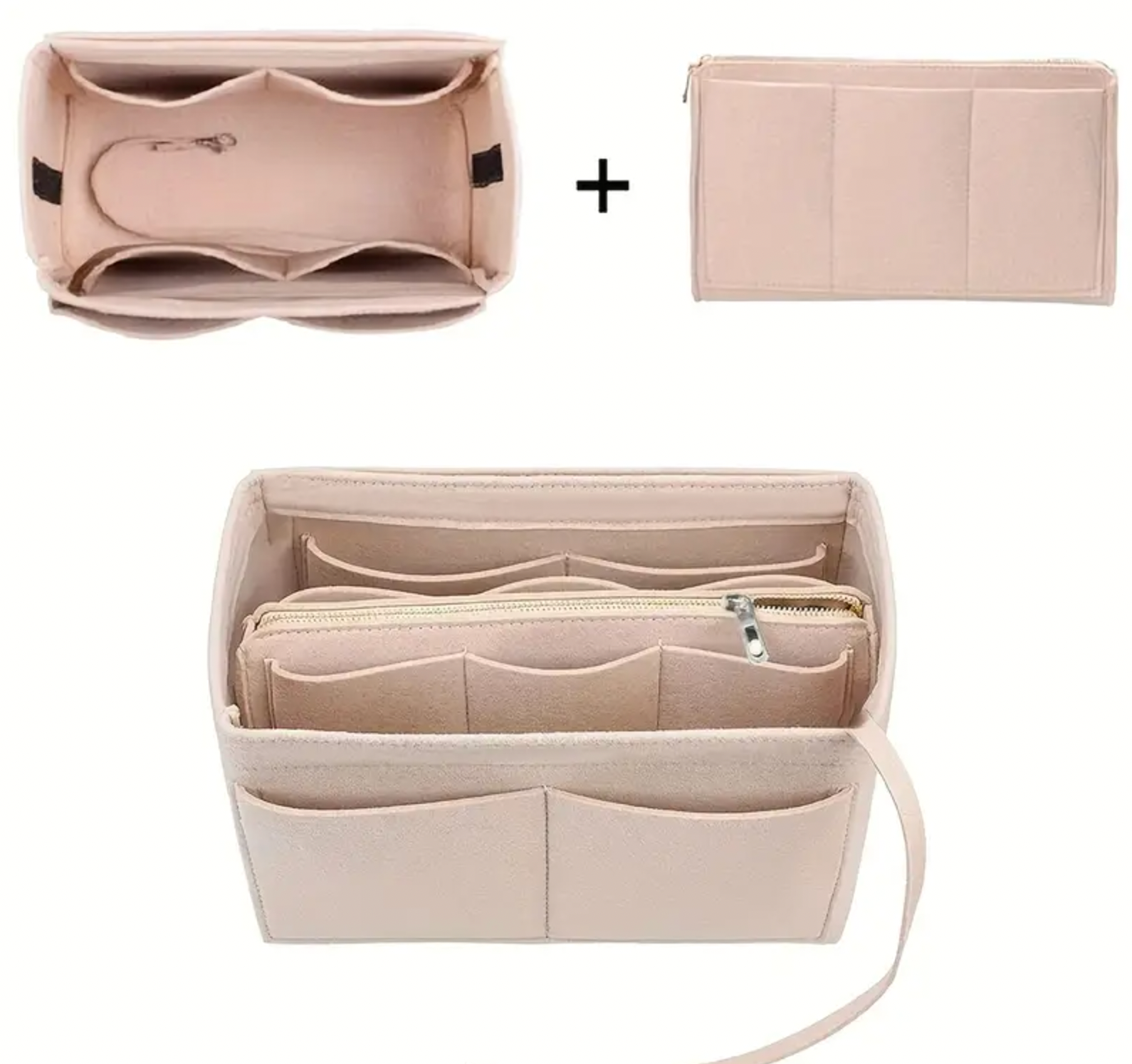 Väskinsats - Organisatör för väskor - Flera färger: