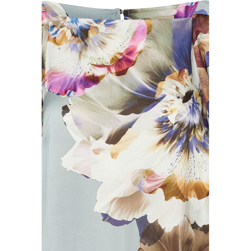 Babelon Dress, Metal Grey