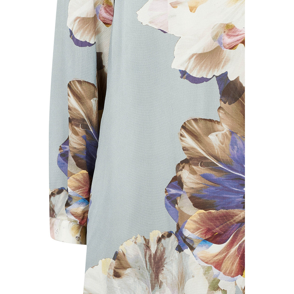 Babelon Dress, Metal Grey