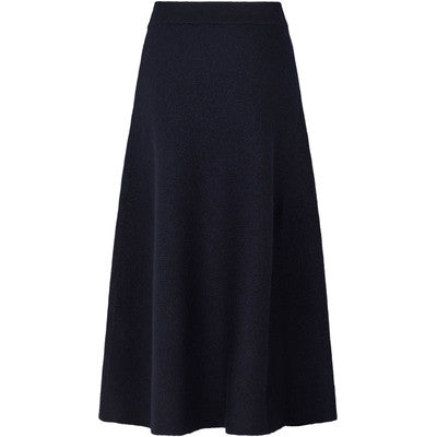 Mantra Meadow Stickad Kjol, Marinblå