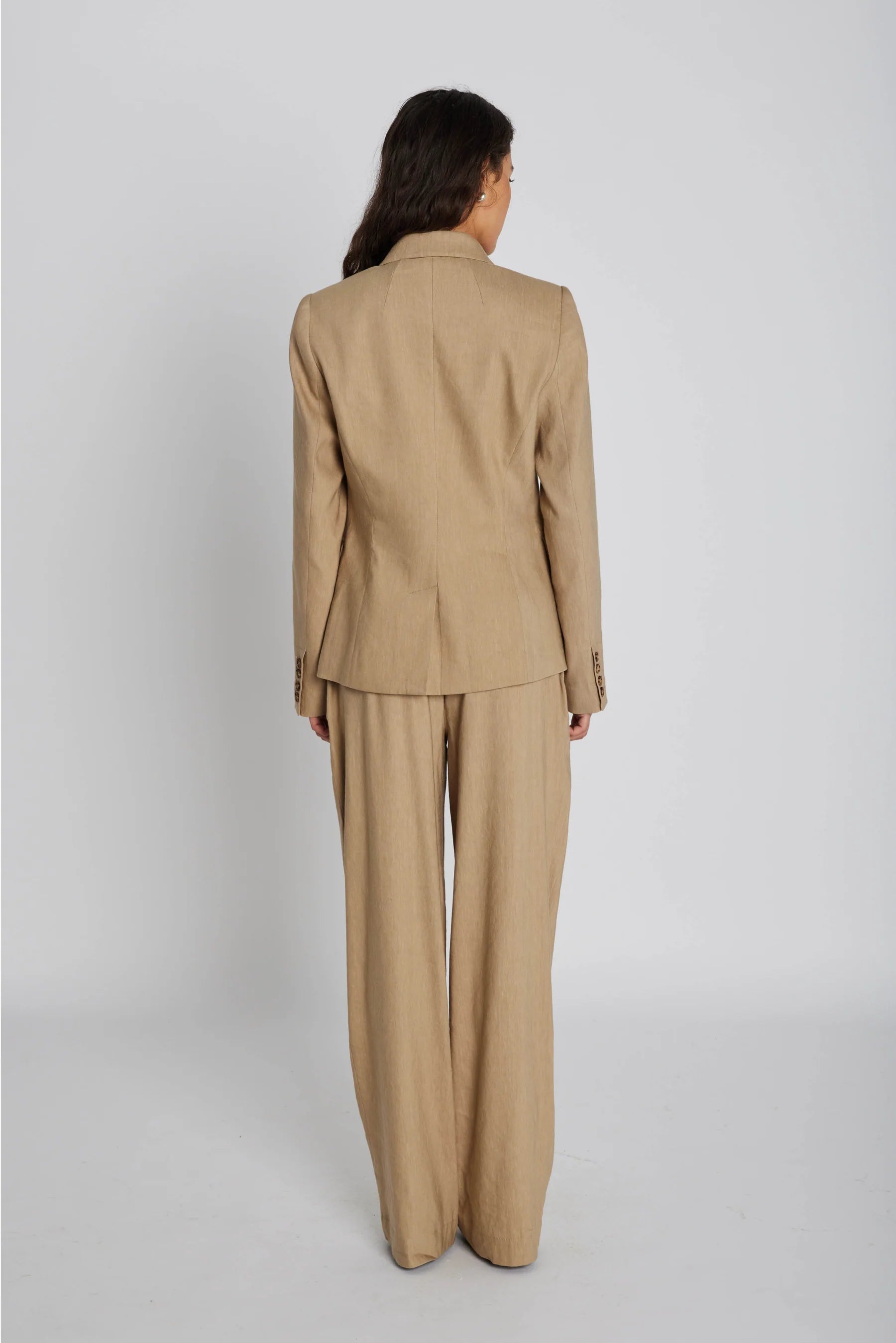 Bani Tailored Blazer, Light Sand