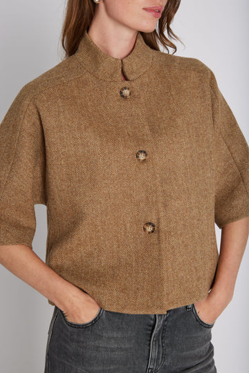 Twin Twin Waist Coat, Camel