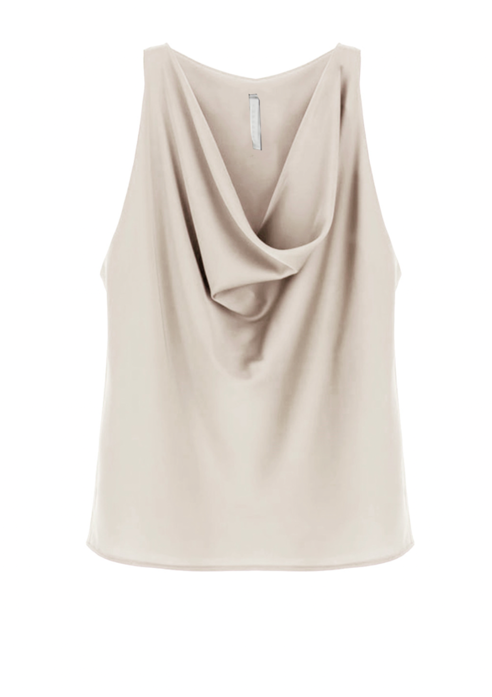 Satin Top RFI0HDG, Champagne.