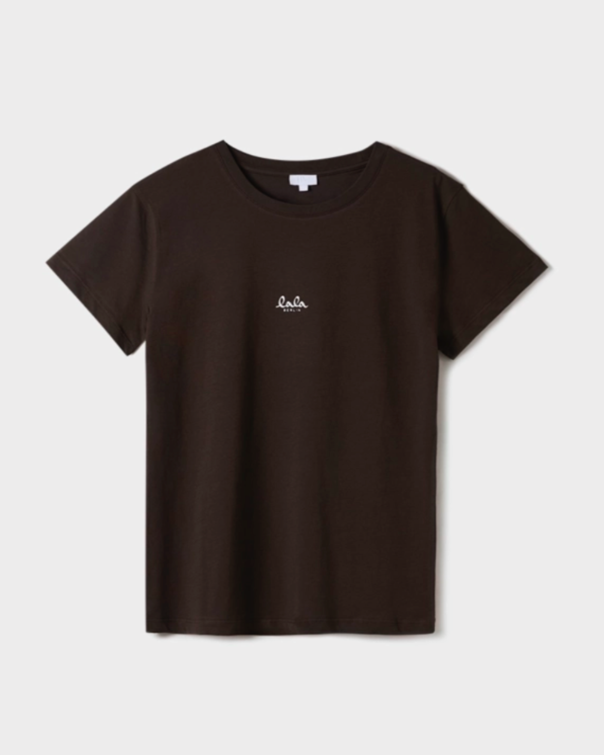 Lala T-Shirt, Braun mit schwarzem Logo