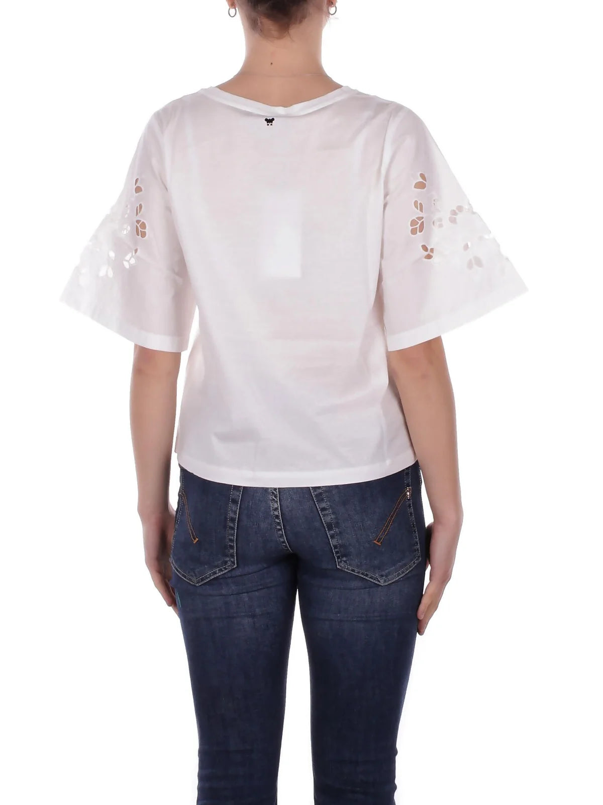 Targa Top With Embroidery, White