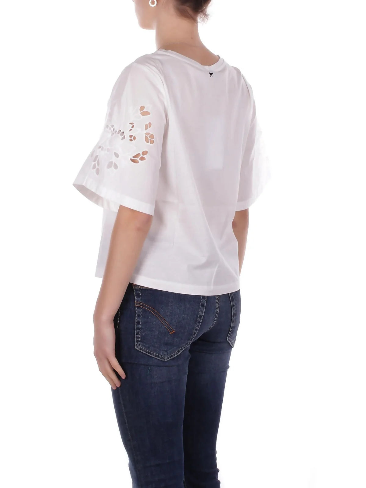 Targa Top With Embroidery, White