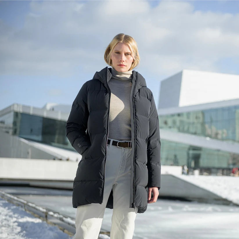 Thundra Parka Gåsdunsjacka, Svart