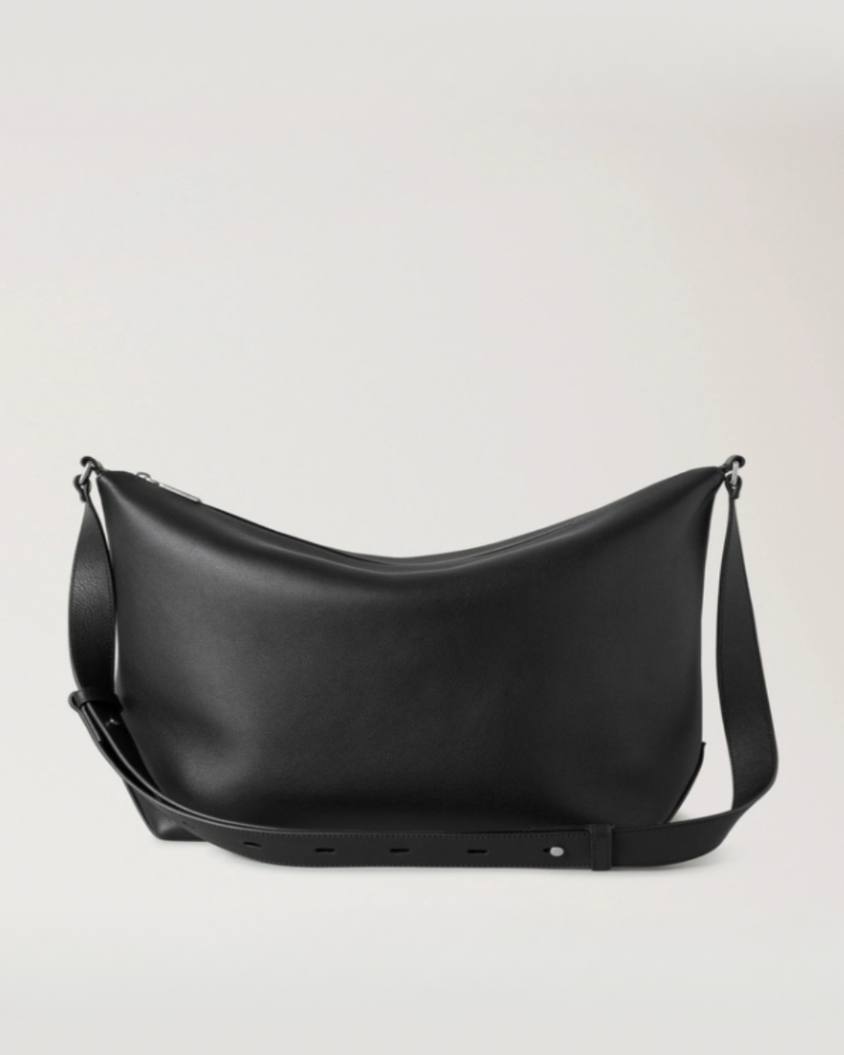 Rye Messenger Supple Calf, Schwarz