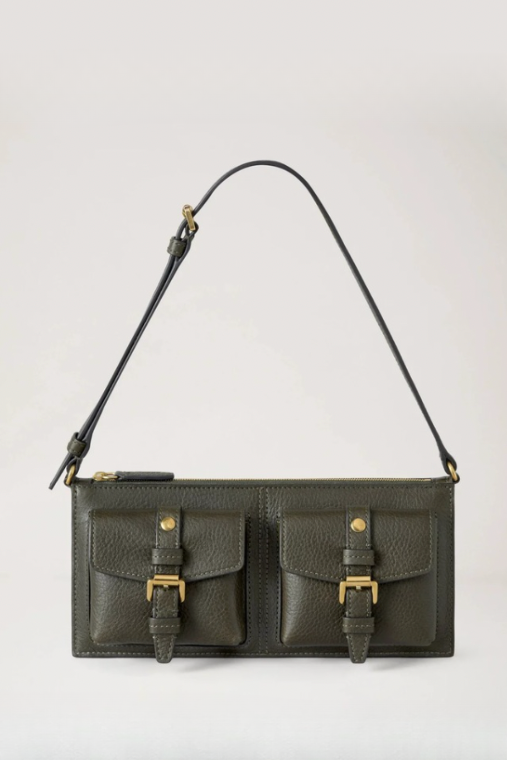 Mini Roxanne Schultertasche, Wacholdergrün
