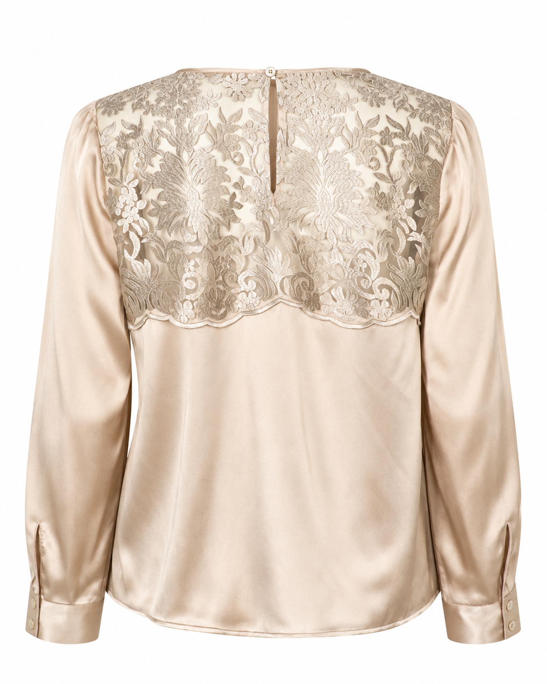 Laura-Bluse, Champagner