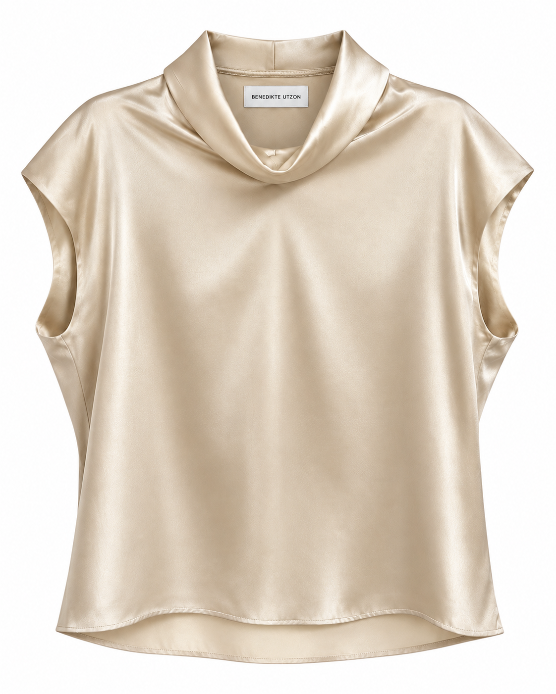 Flora-Bluse, Champagner