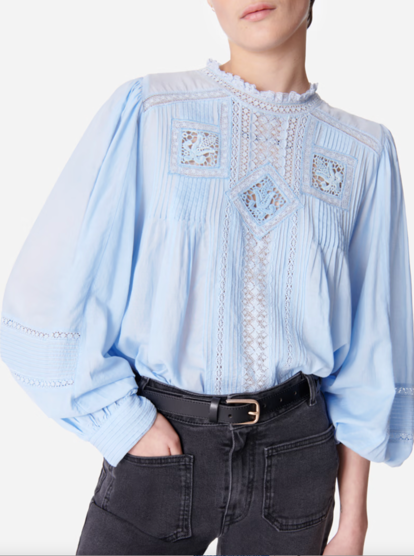Calin Blouse, Ciel Blue