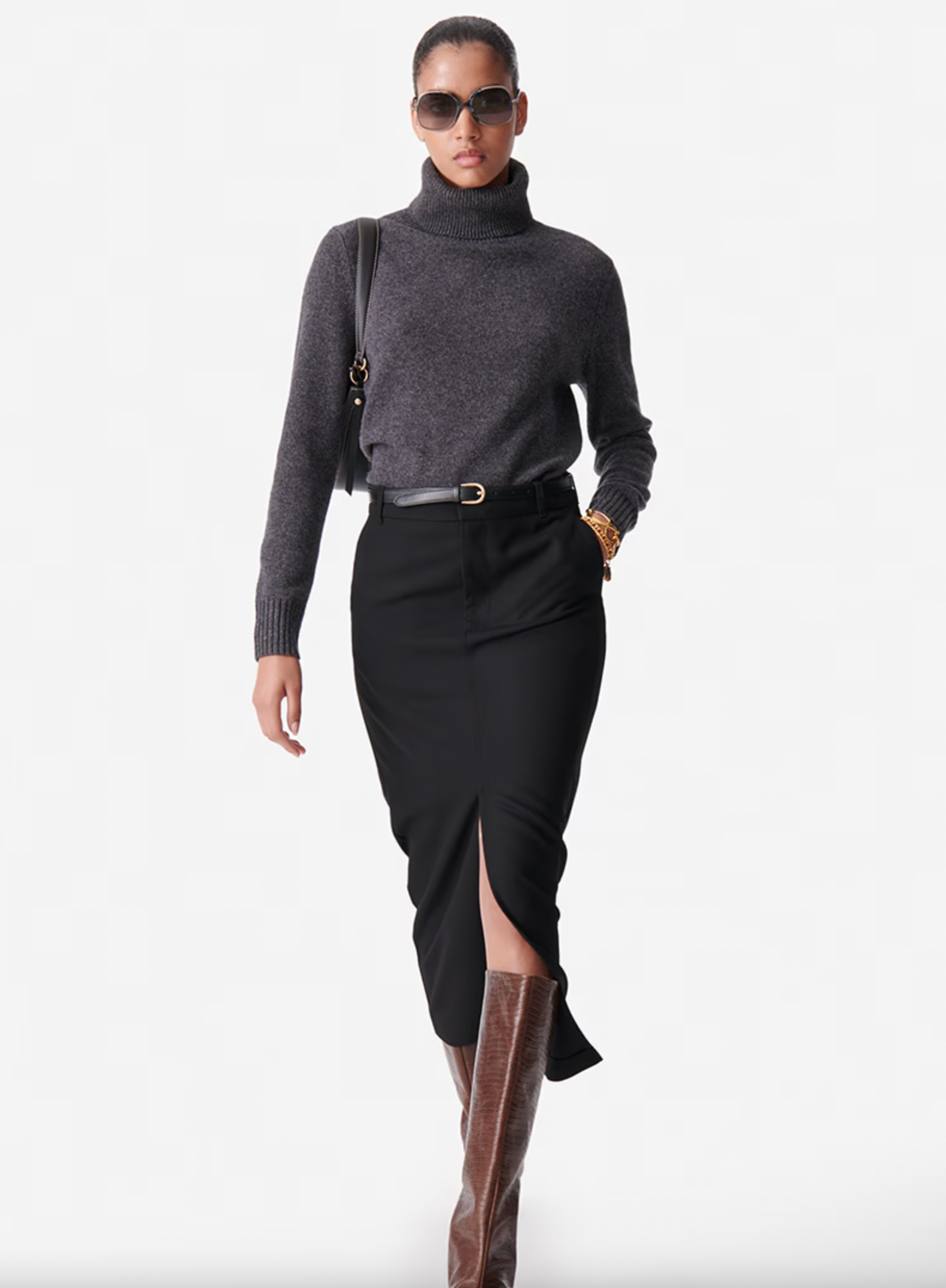 Denna Långkjol, svart