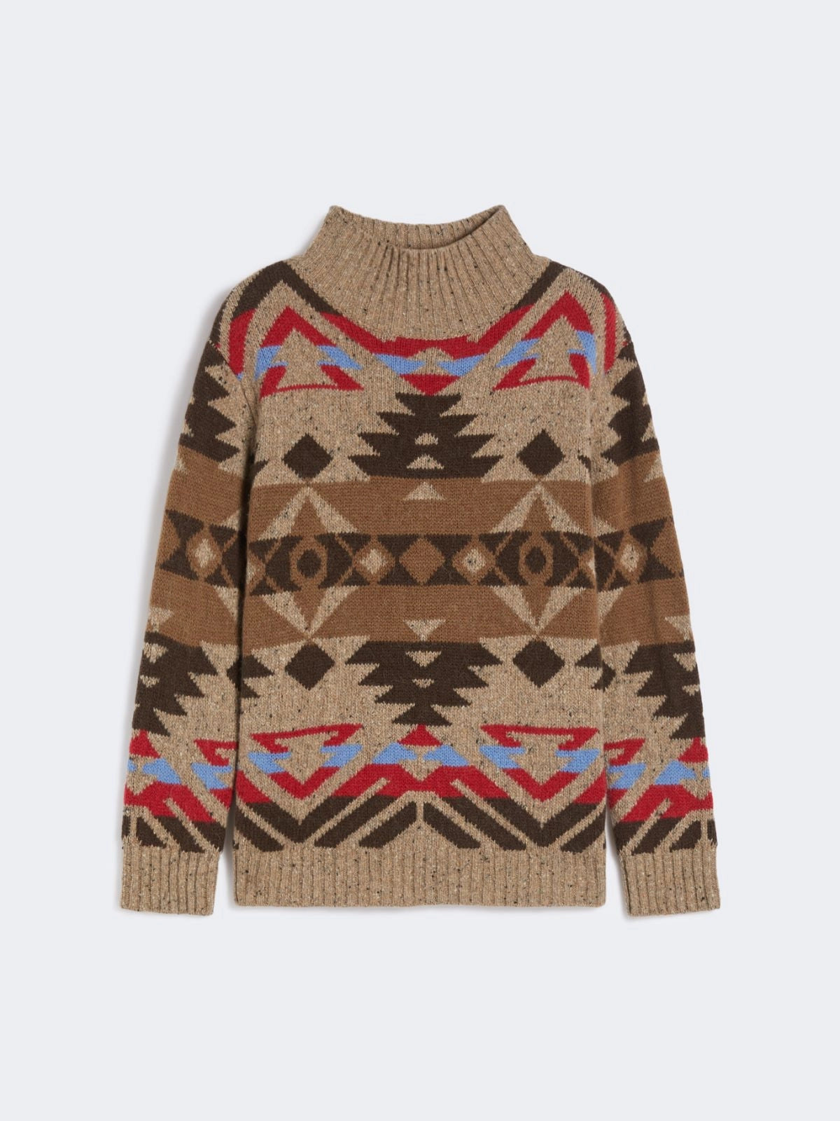 Wool and alpaca knit turtleneck - Eritrea