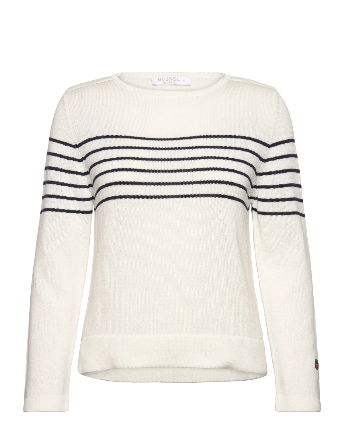 Carrie Sweater, Ecrü / Marine