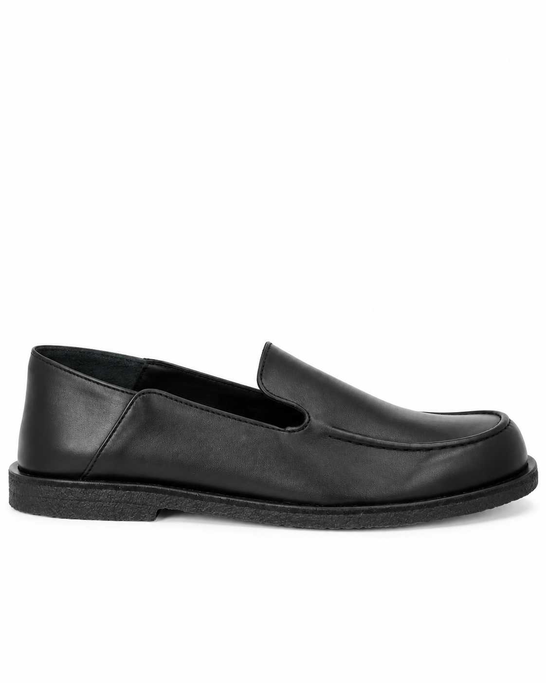 Loafers med rymlig passform, svart