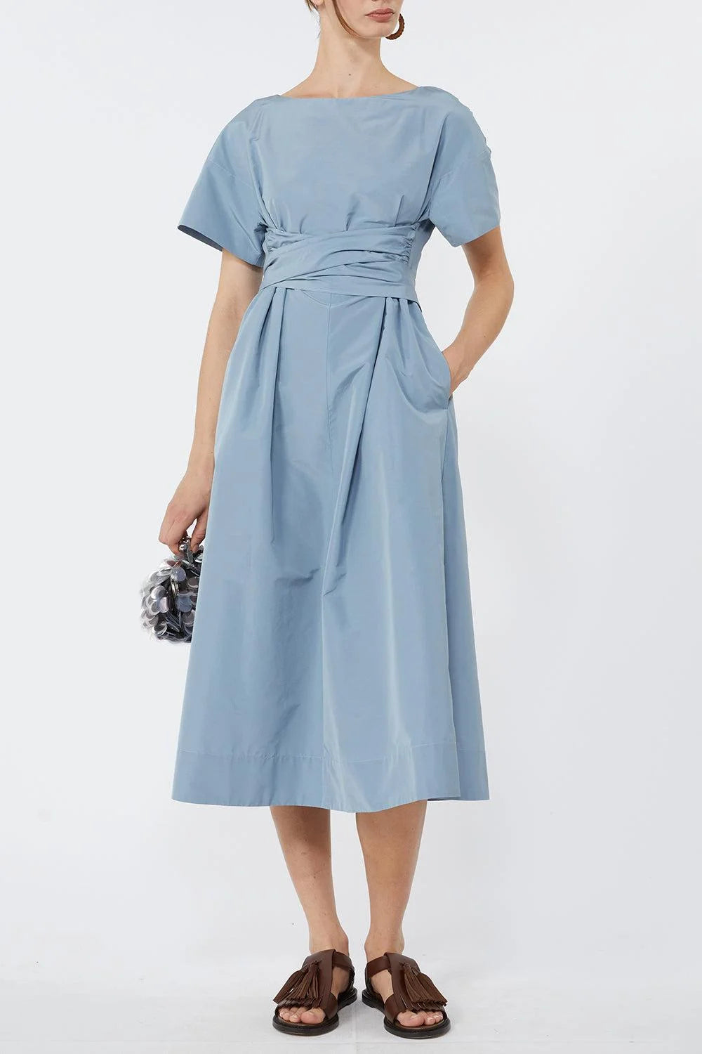 Pioppo Dress, Light Blue