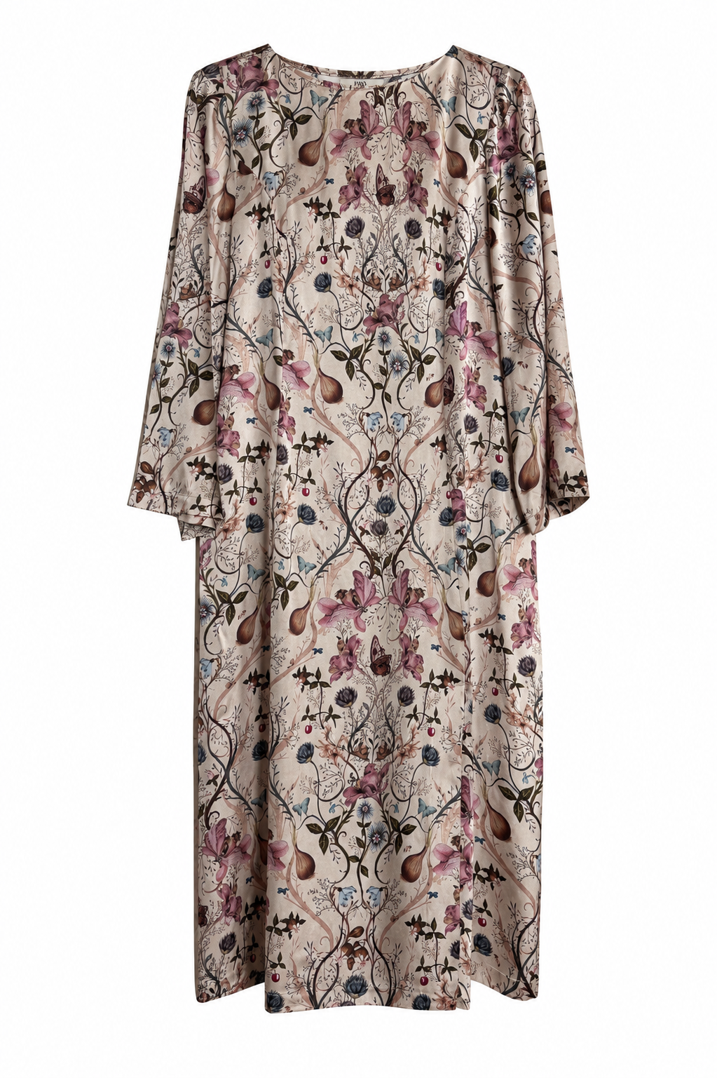 Day Silk Dress, Champagne