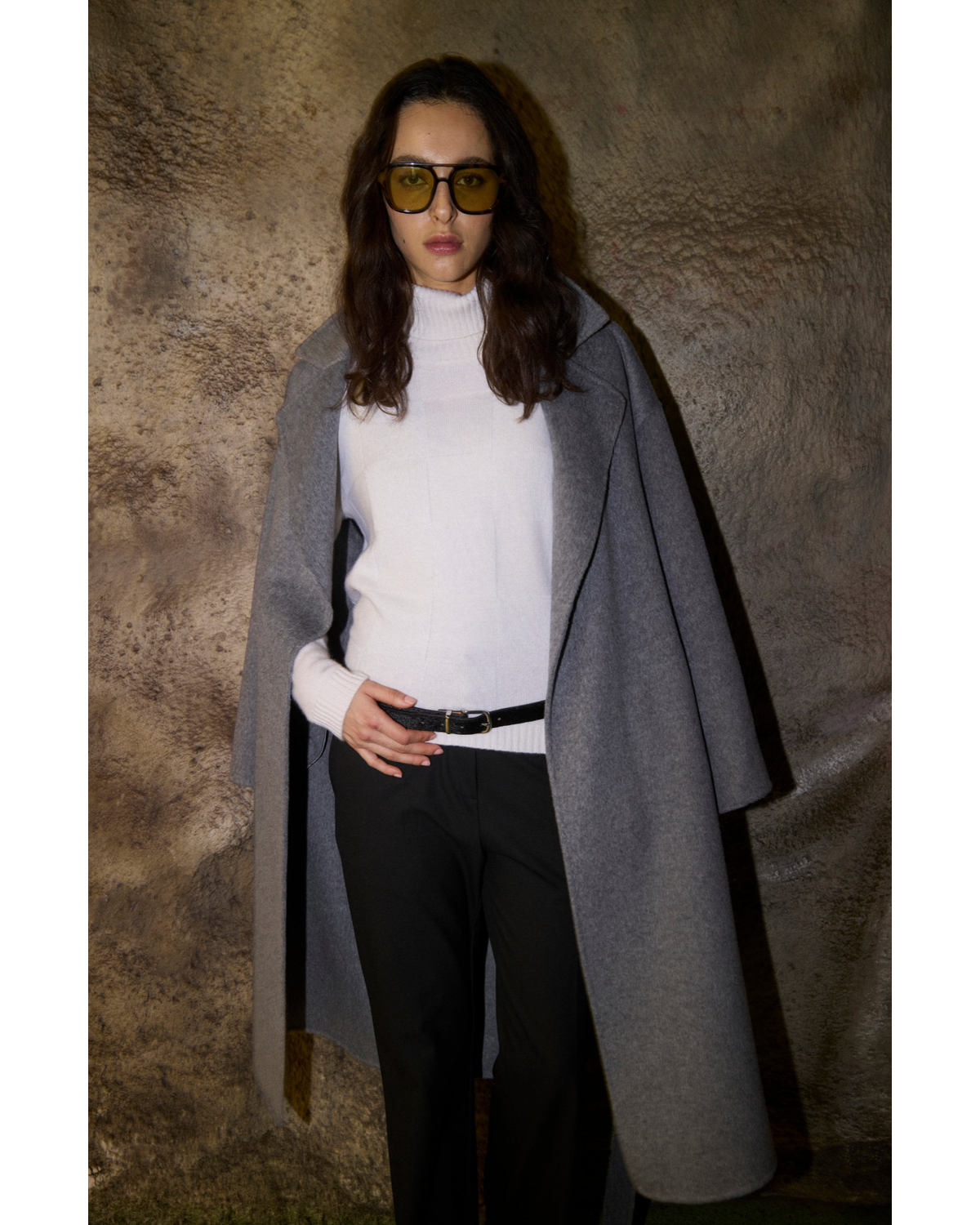 Monica Wool Coat, Camel