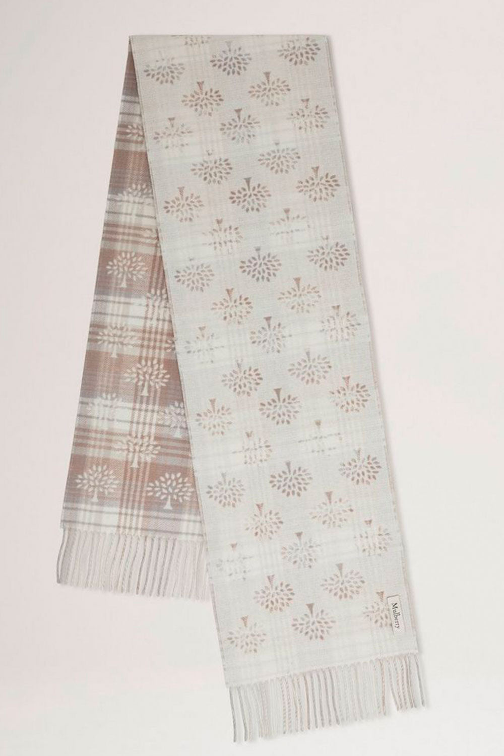 Heritage Check & Tree Scarf, Maple