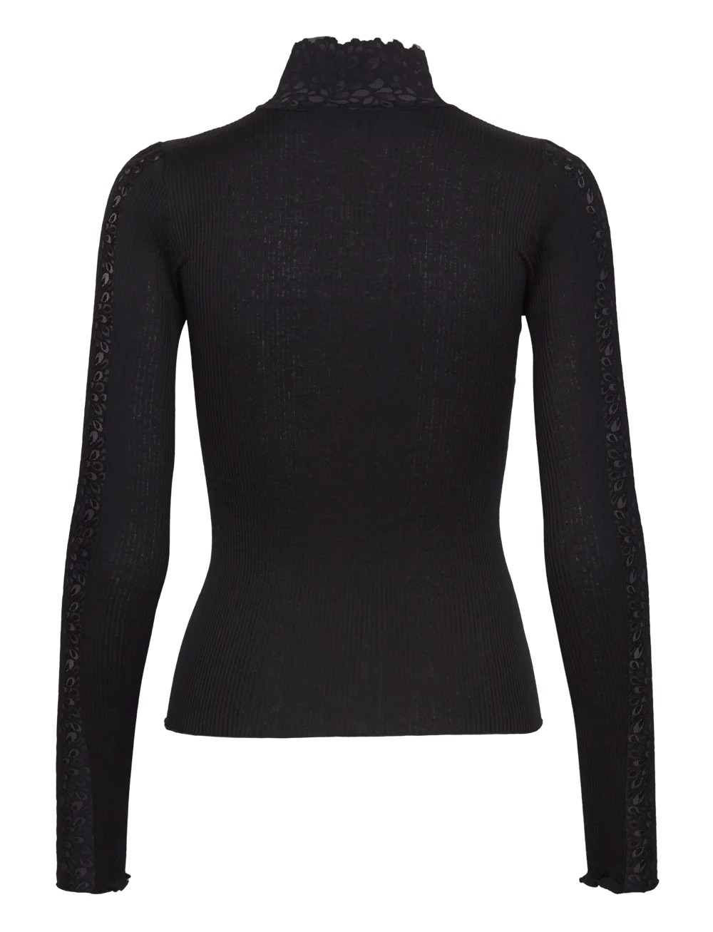 RWBeatha Siden LS Spets T-shirt, Svart