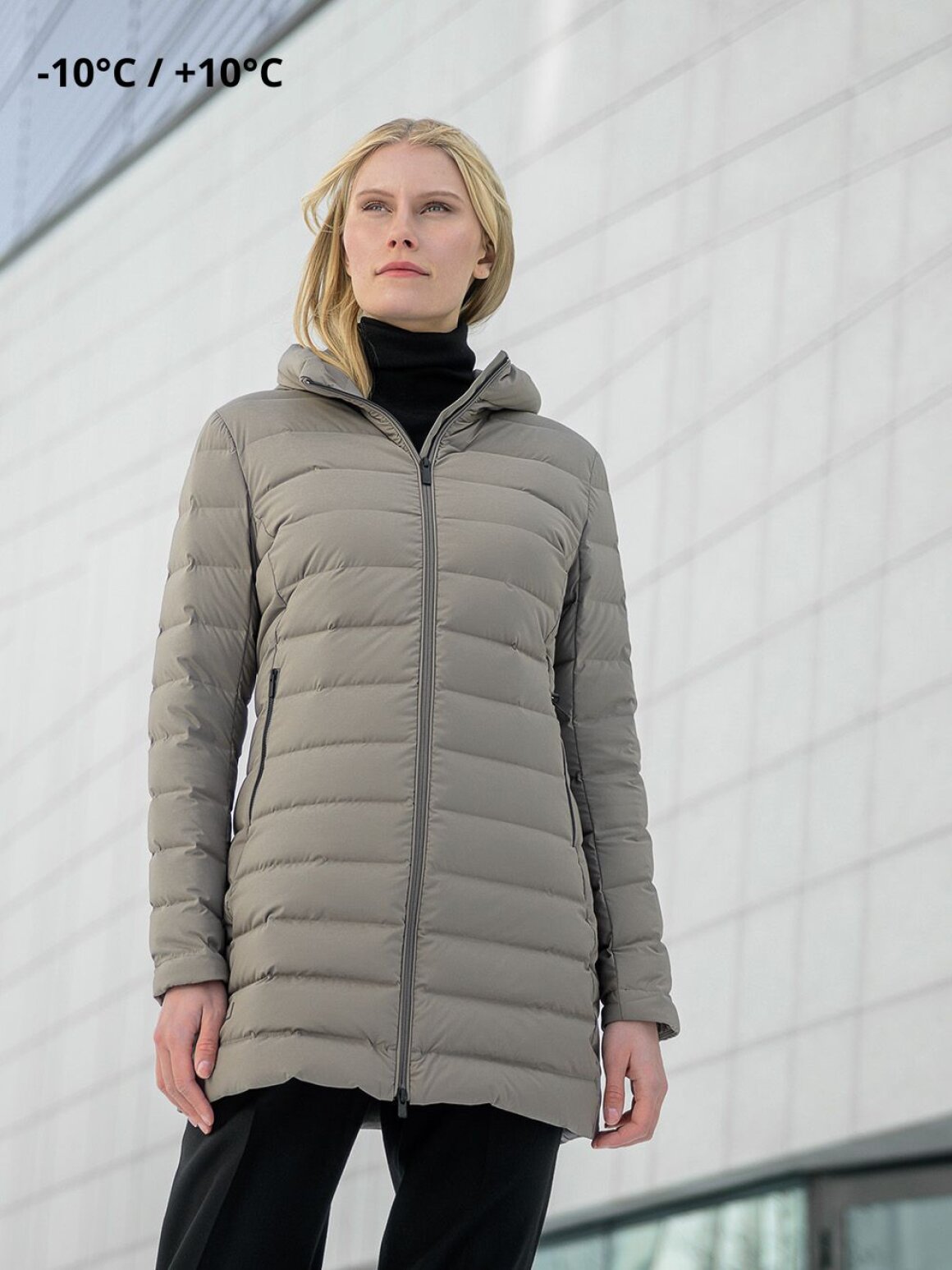 Thundra Parka Gåsdunsjacka, Svart