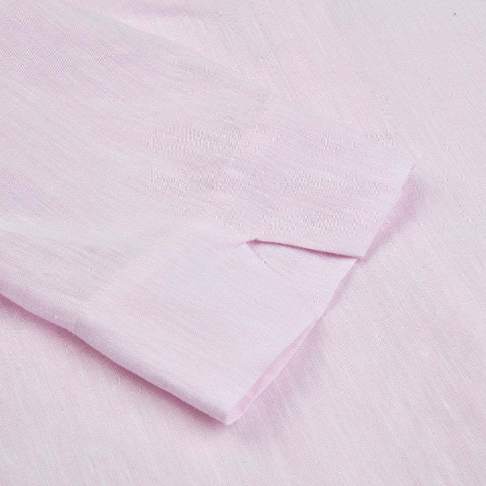 Stella Linen Pop-over Shirt, Light Rose