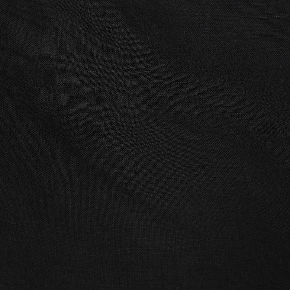 Cina Linen Skirt, Black