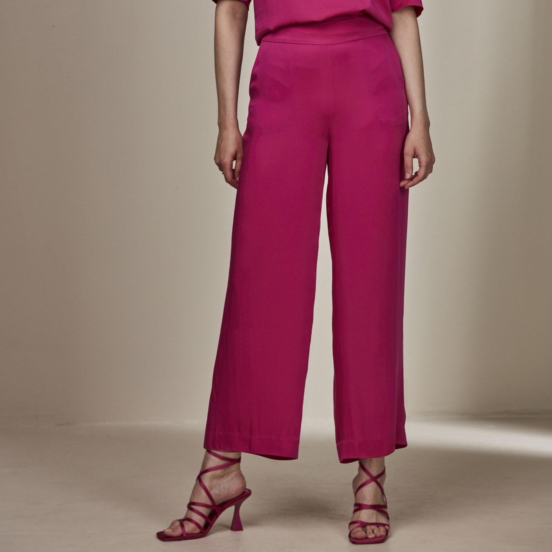 Eve bredbensbyxor, rosa