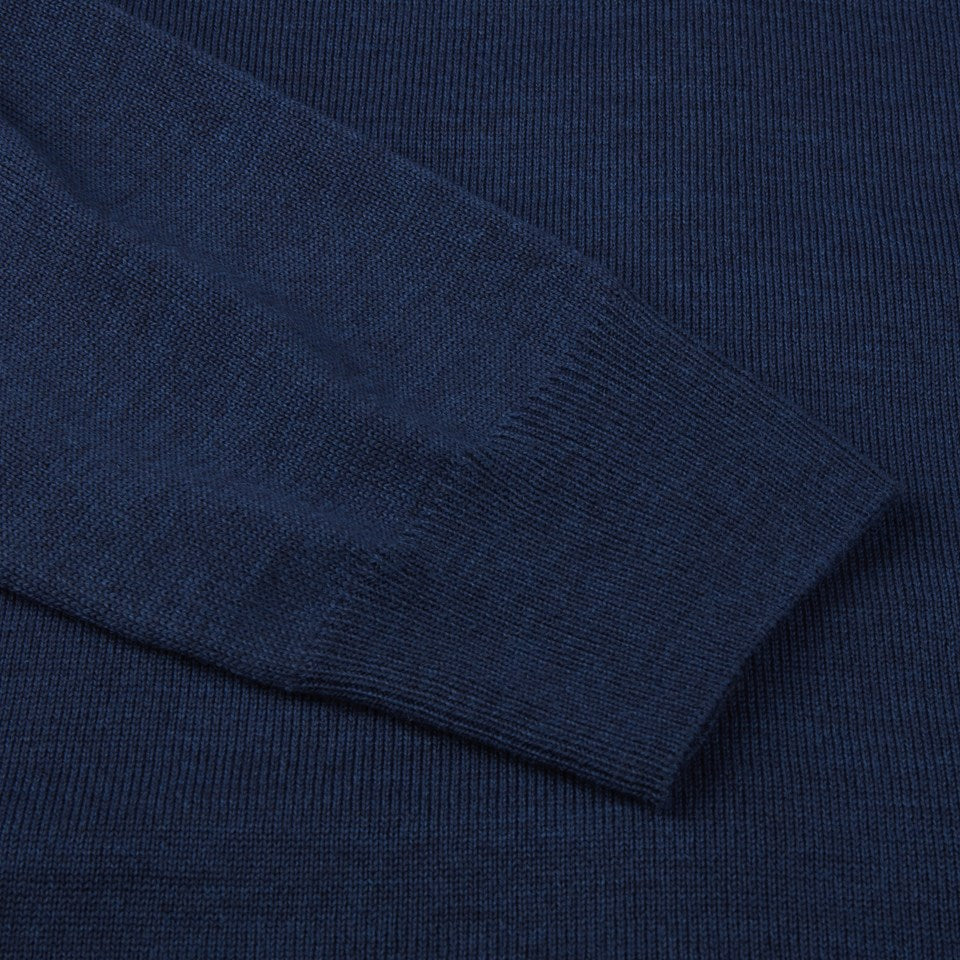 Sigrid Merino Cardigan, Blue