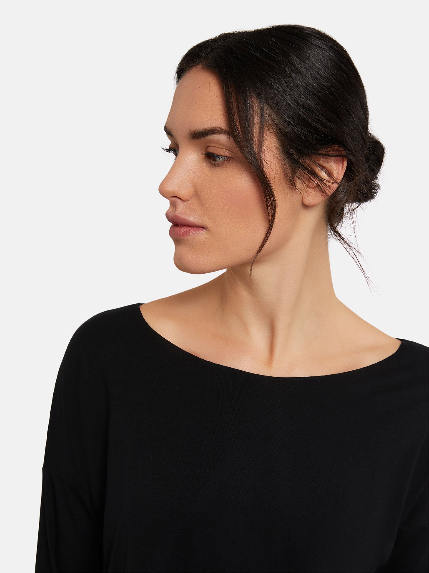 Aurora Pure Cut Långa ärmar, Svart.