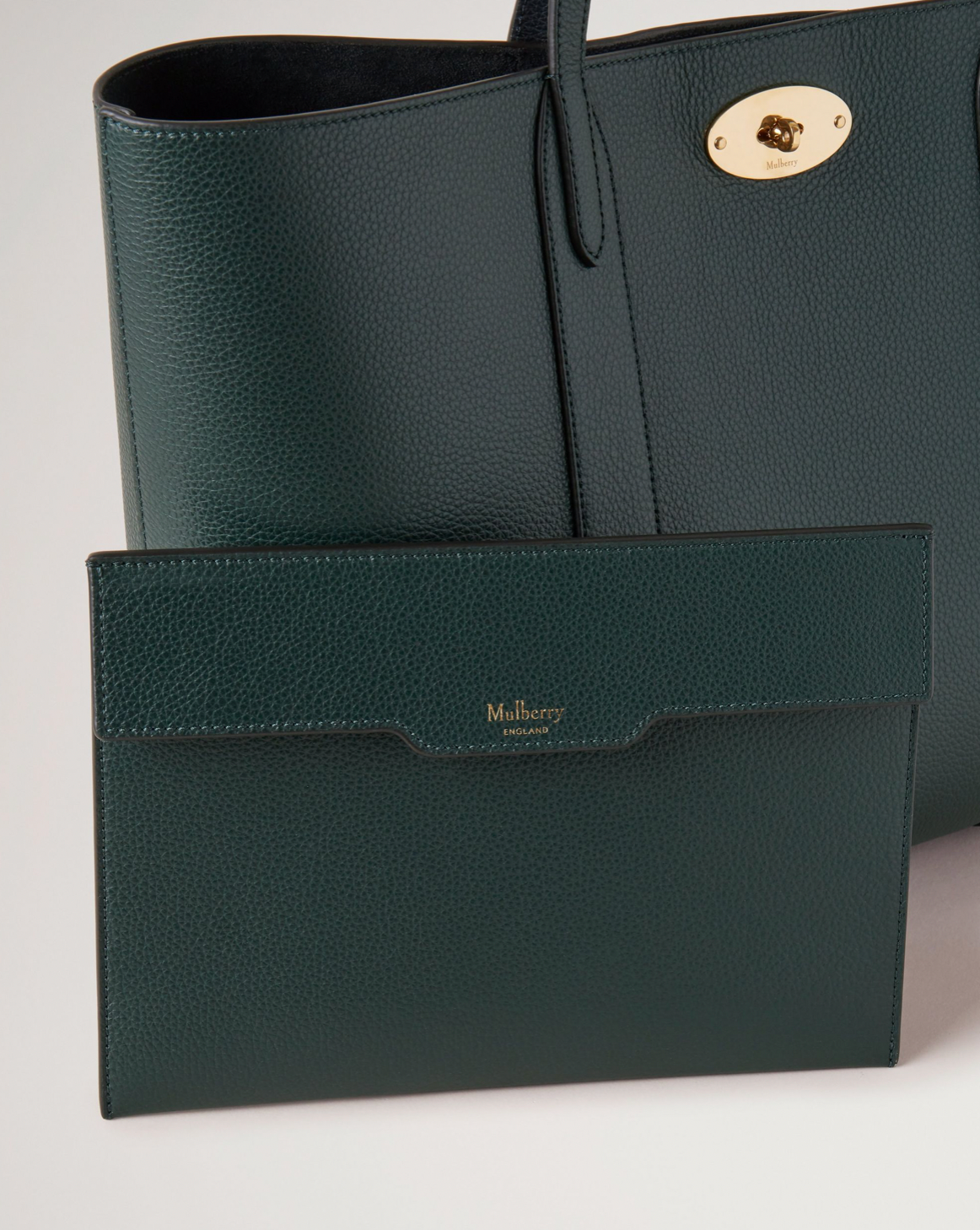 Bayswater Tote, Mulberry Green
