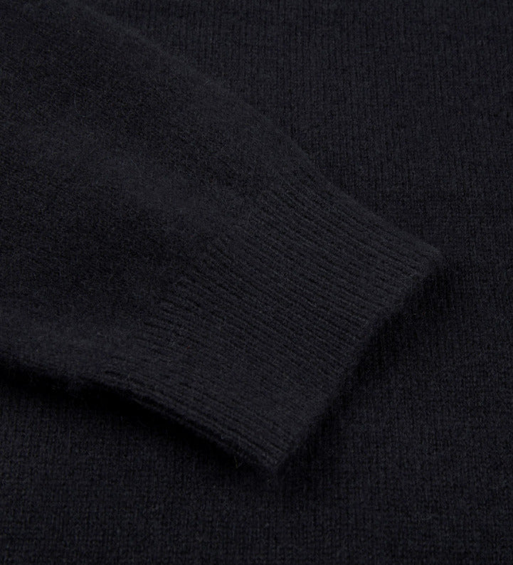Susanna Cashmere Roll Neck, Black