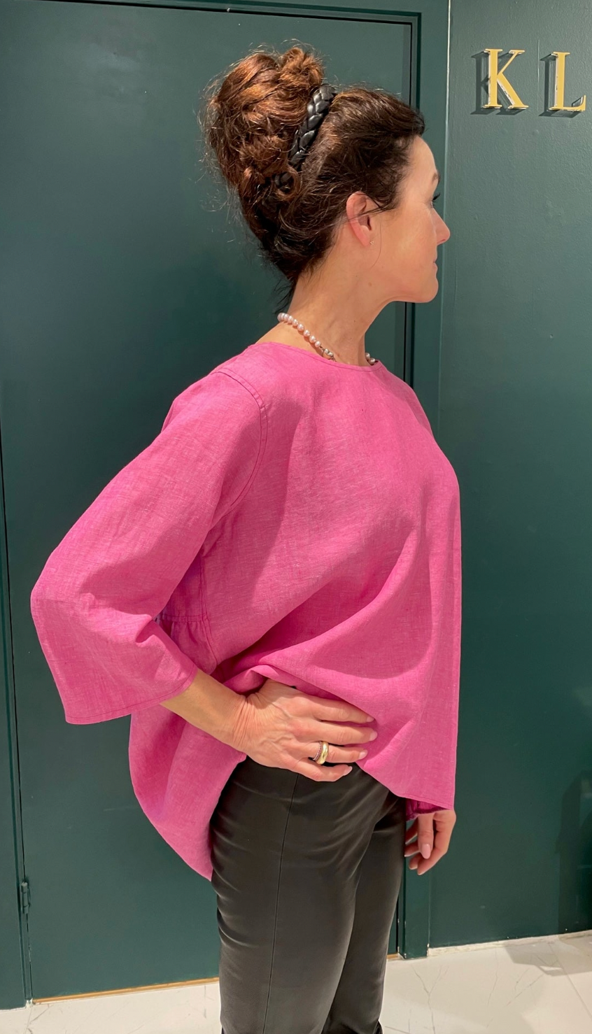 Emma Lin blus, rosa