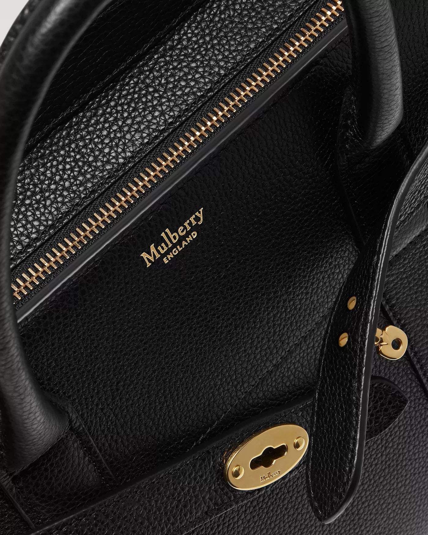 Small Zipped Bayswater, Svart