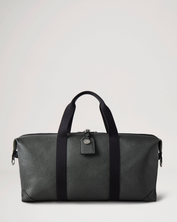 Heritage Medium Clipper Weekender, Black Eco Scotchgrain