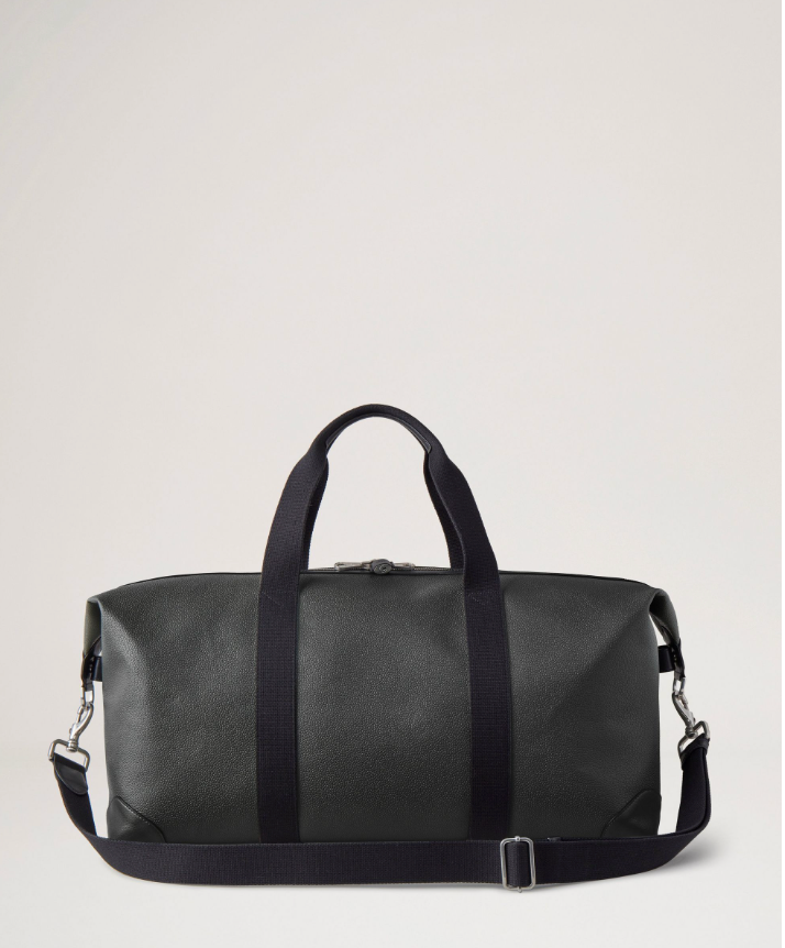 Heritage Medium Clipper Weekender, Black Eco Scotchgrain