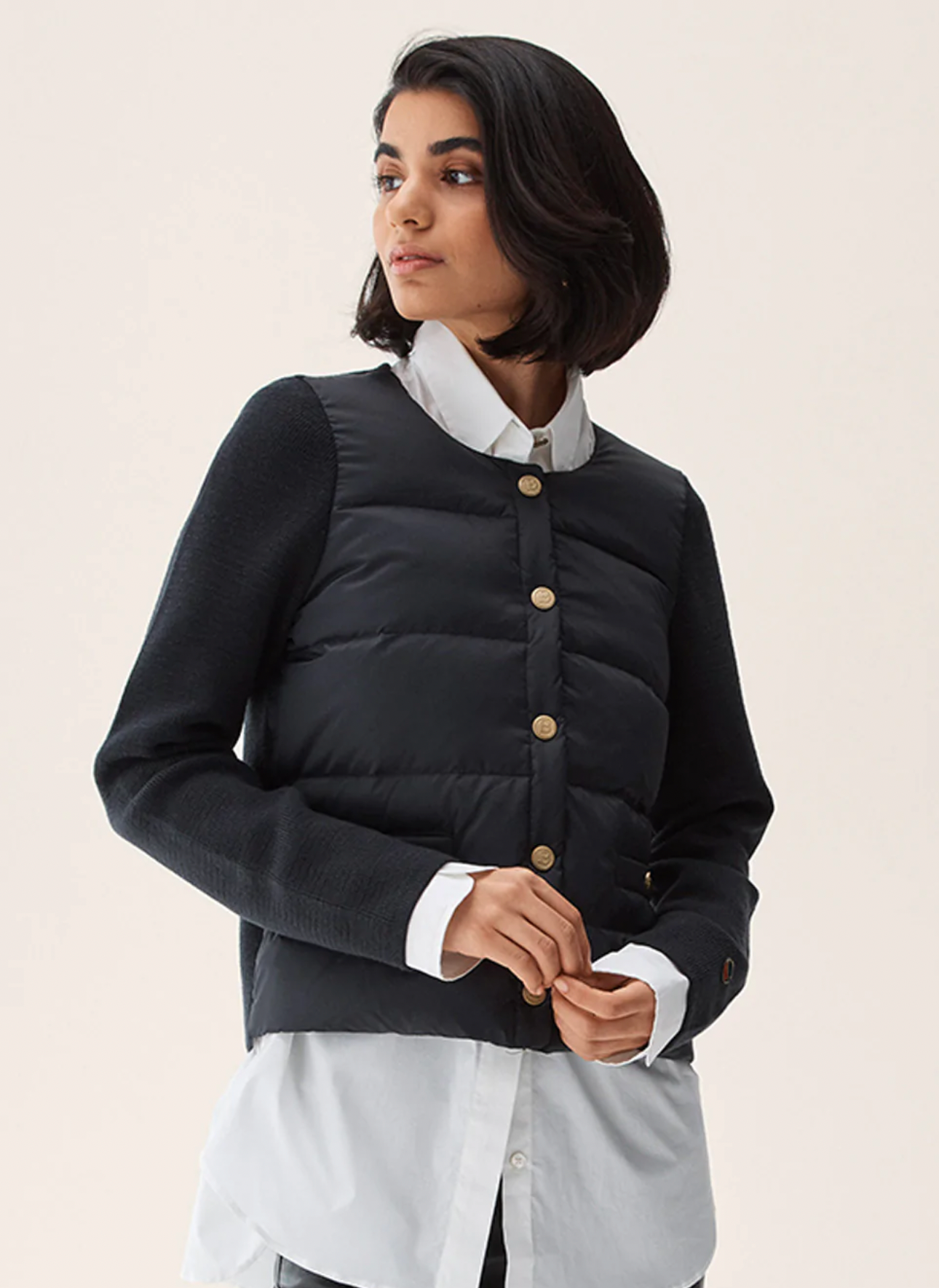 Inella Down Jacket, svart.