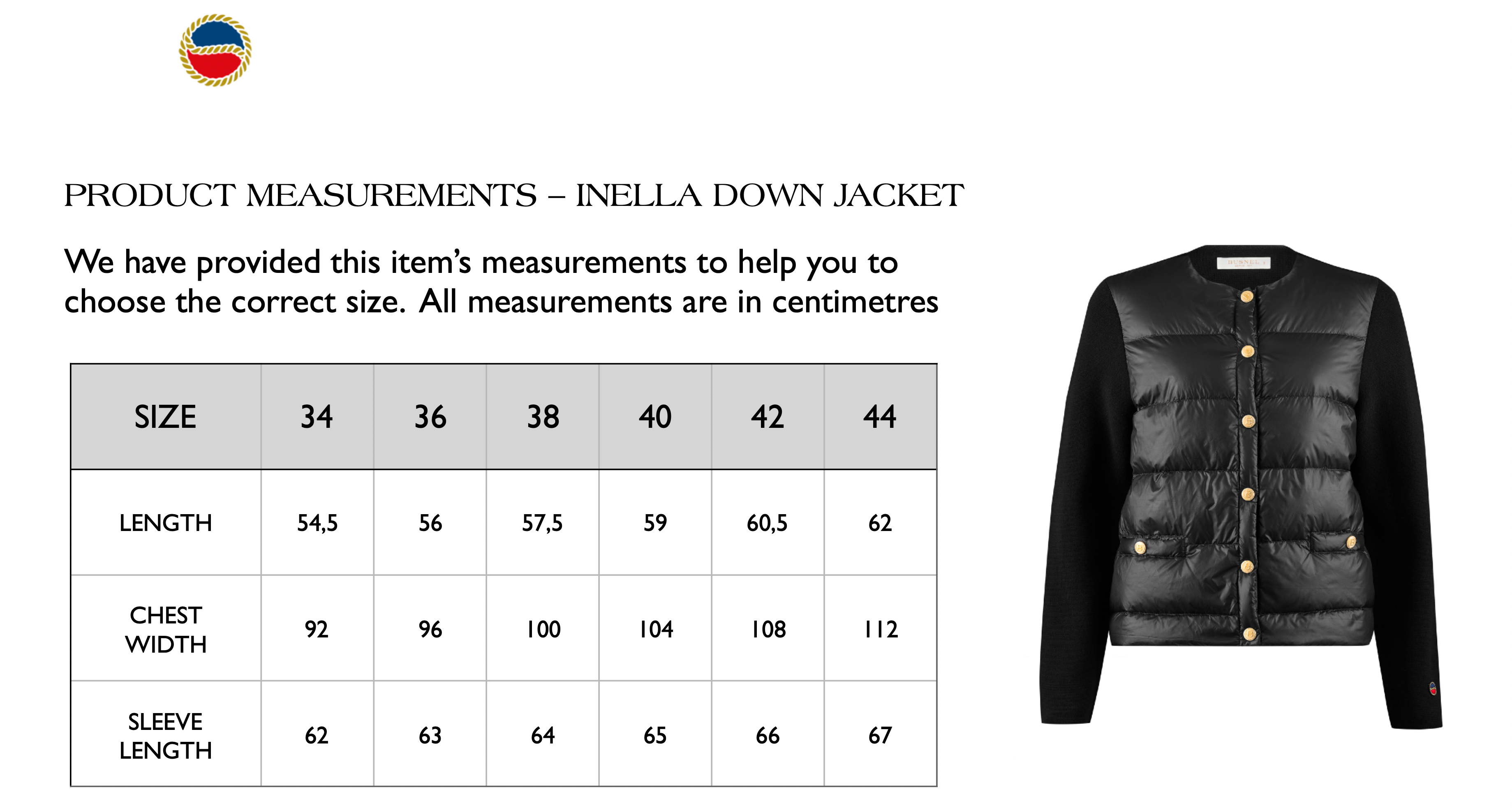 Inella Down Jacket, svart.