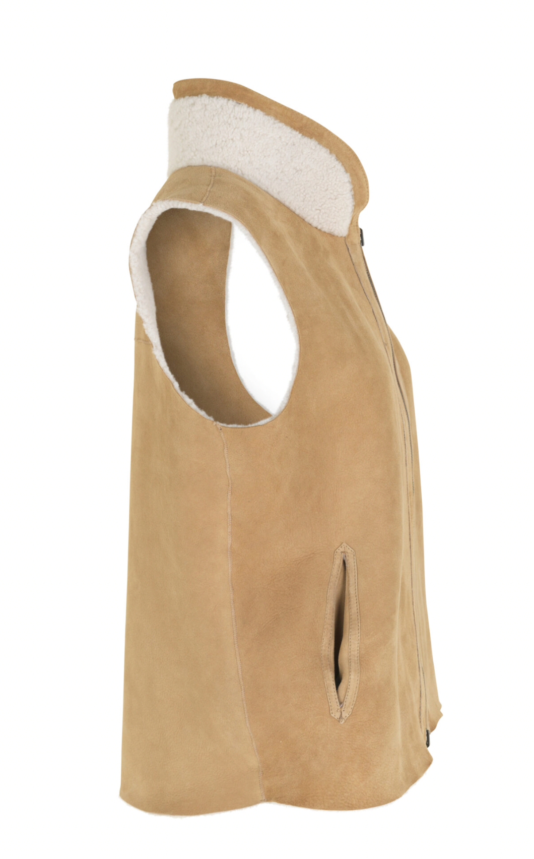 Inge, Vändväst - Beige/Camel