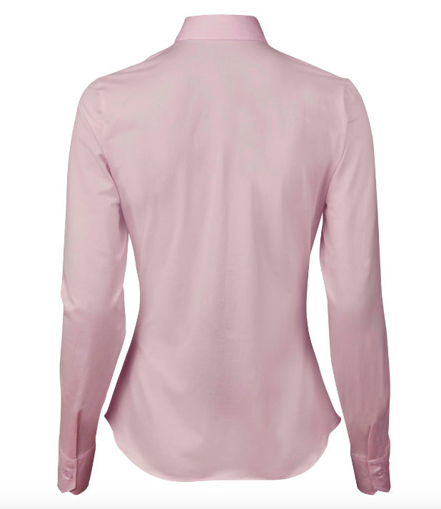 Salma tröja med Jersey tillbaka, ljusrosa