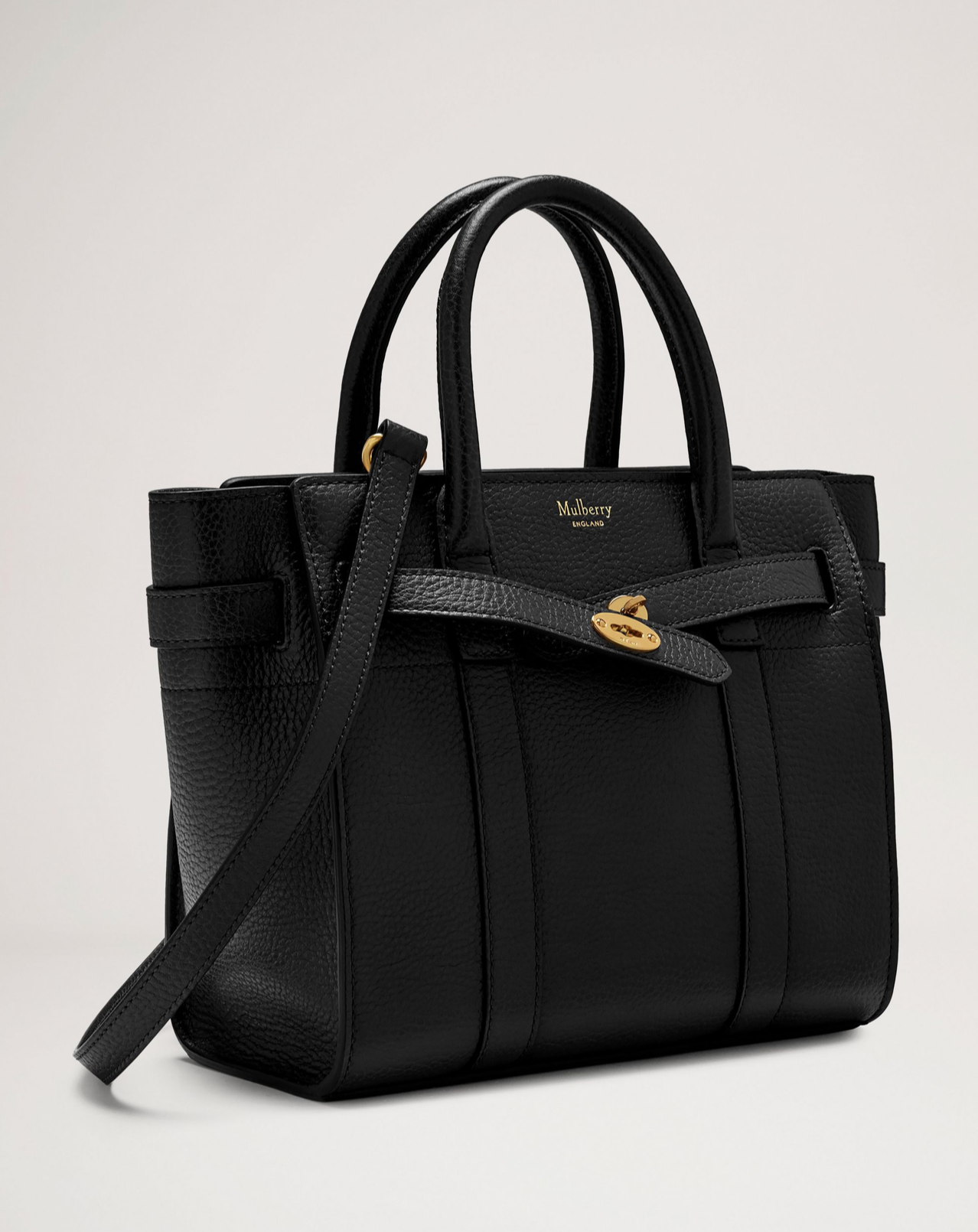 Mini Zipped Bayswater, Svart