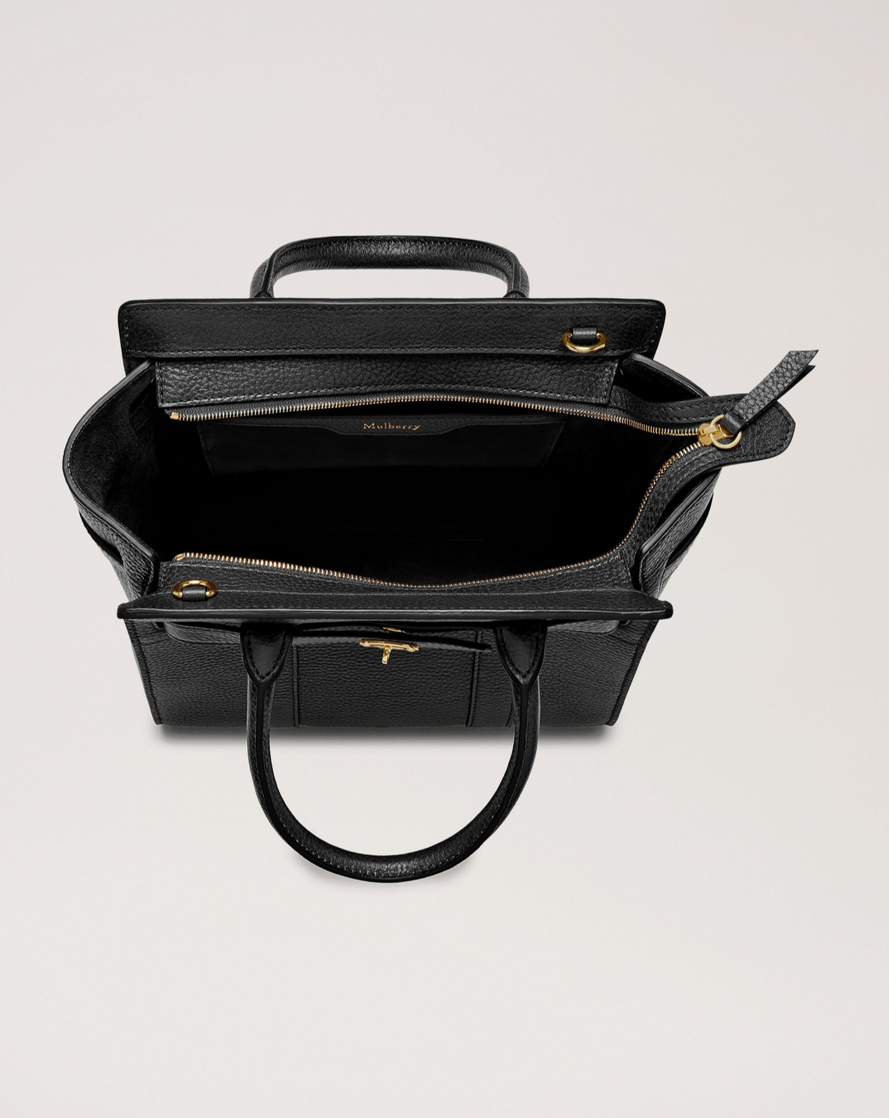 Mini Zipped Bayswater, Svart
