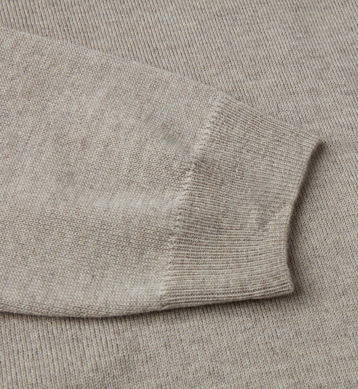 Signe Merino Crew Neck, Beige